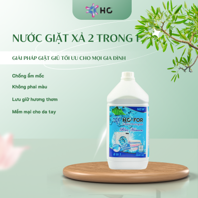 nước giặt và xả 2 trong 1