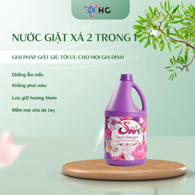 nước giặt và xả 2 trong 1