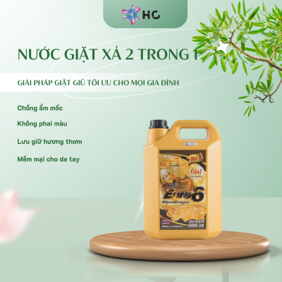 nước giặt và xả 2 trong 1