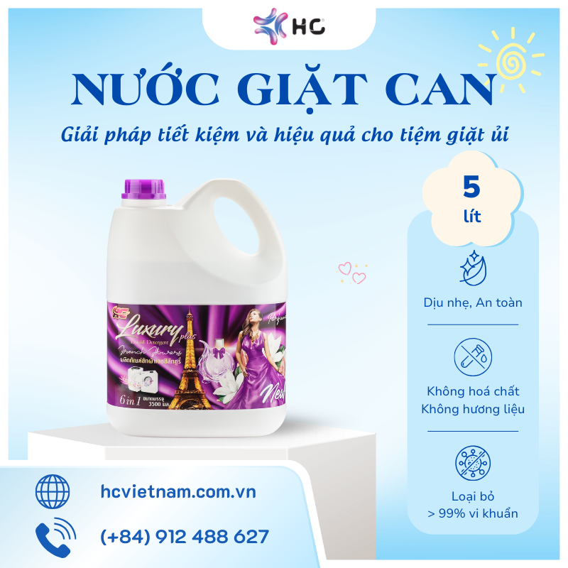 nước giặt can