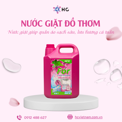 nước giặt đồ thơm