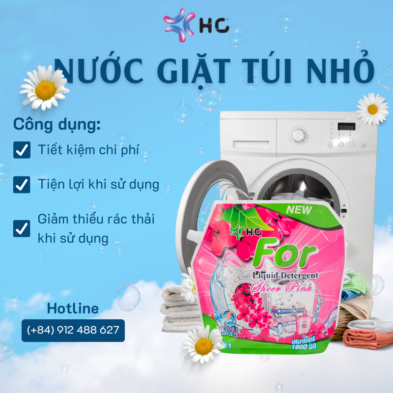 nước giặt bịch nhỏ