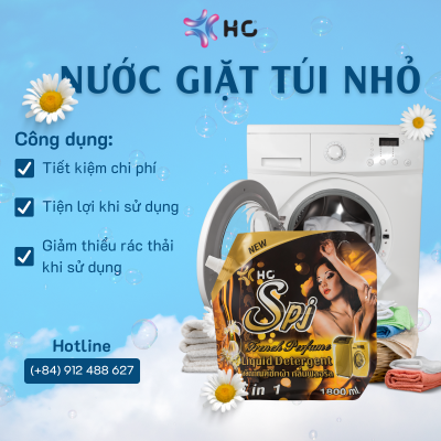 nước giặt bịch nhỏ