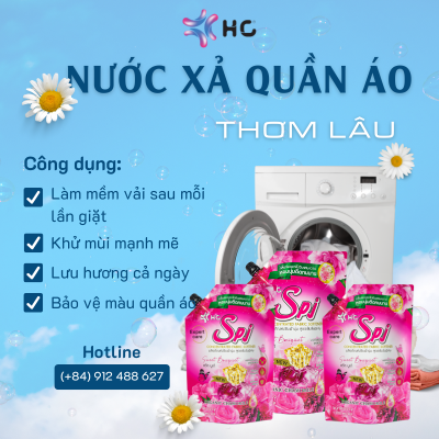nước xả quần áo thơm