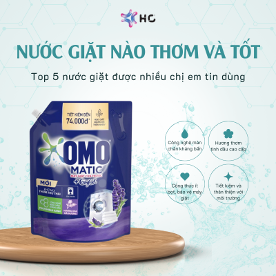 nước giặt nào thơm và tốt