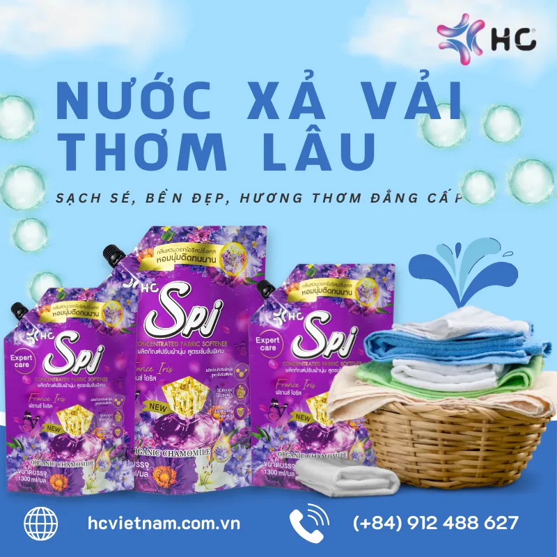 nước xả vải thơm lâu