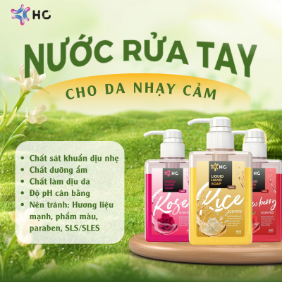 nước rửa tay có hương liệu